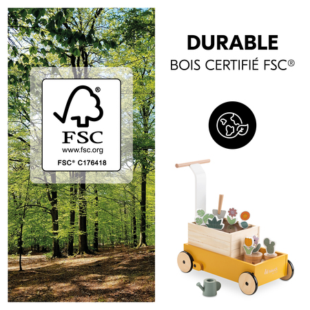 Un plus pour l’environnement : bois certifié FSC®