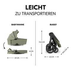 Leicht zu transportieren
