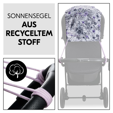 Sonnensegel aus recyceltem Stoff