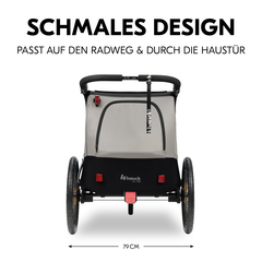 Passt auf den Radweg - und durch die Haustür
