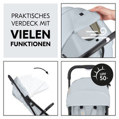 UV-geschütztes Sonnenverdeck mit Sichtfenster