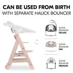 Usable from birth with separate hauck bouncers