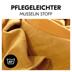 Pflegeleichter Musselin Stoff