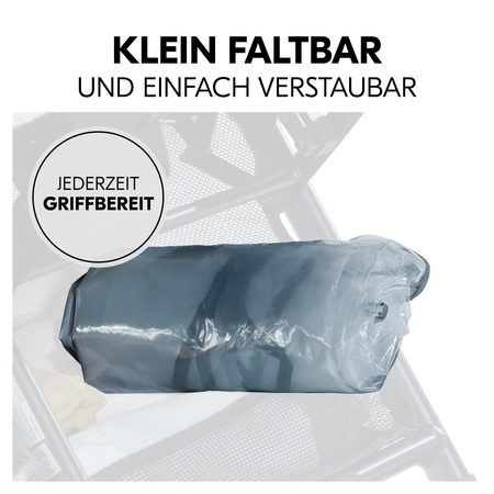 Klein faltbar und einfach verstaubar