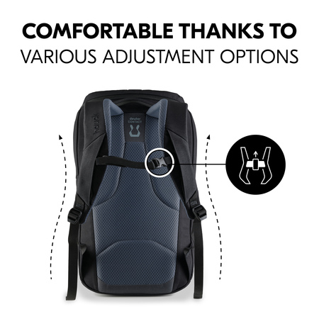 Comfortable thanks to various adjustment options