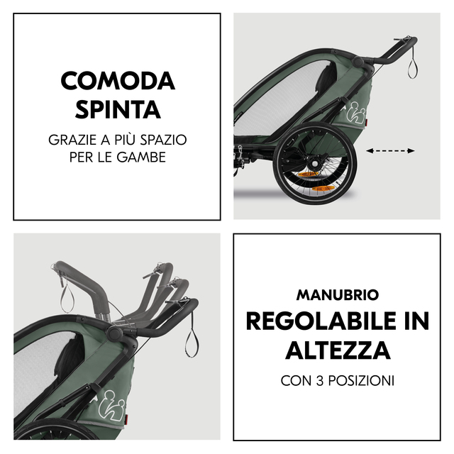 Bike N Walk Duo Dark Green