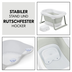 Stabiler Stand und rutschfester Hocker