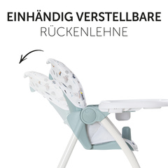 Einhändig verstellbare Rückenlehne