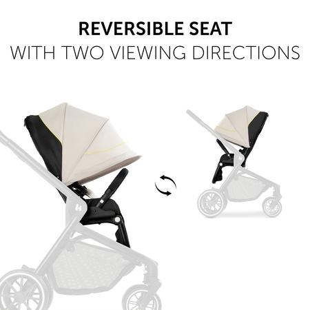 Reversible seat unit with two viewing directions