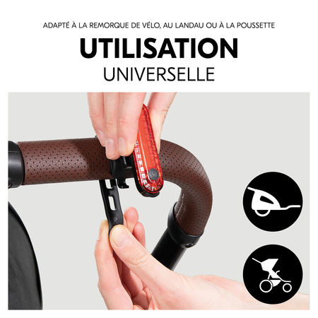 Usage universel grâce à la fixation pratique