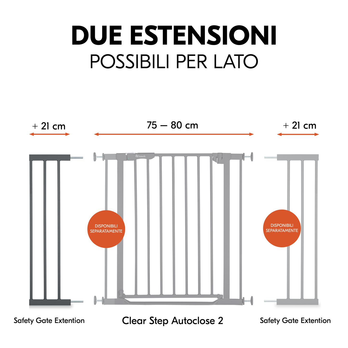 Safety Gate Extension 21 cm