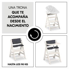 Trona ergonómica que crece con el niño