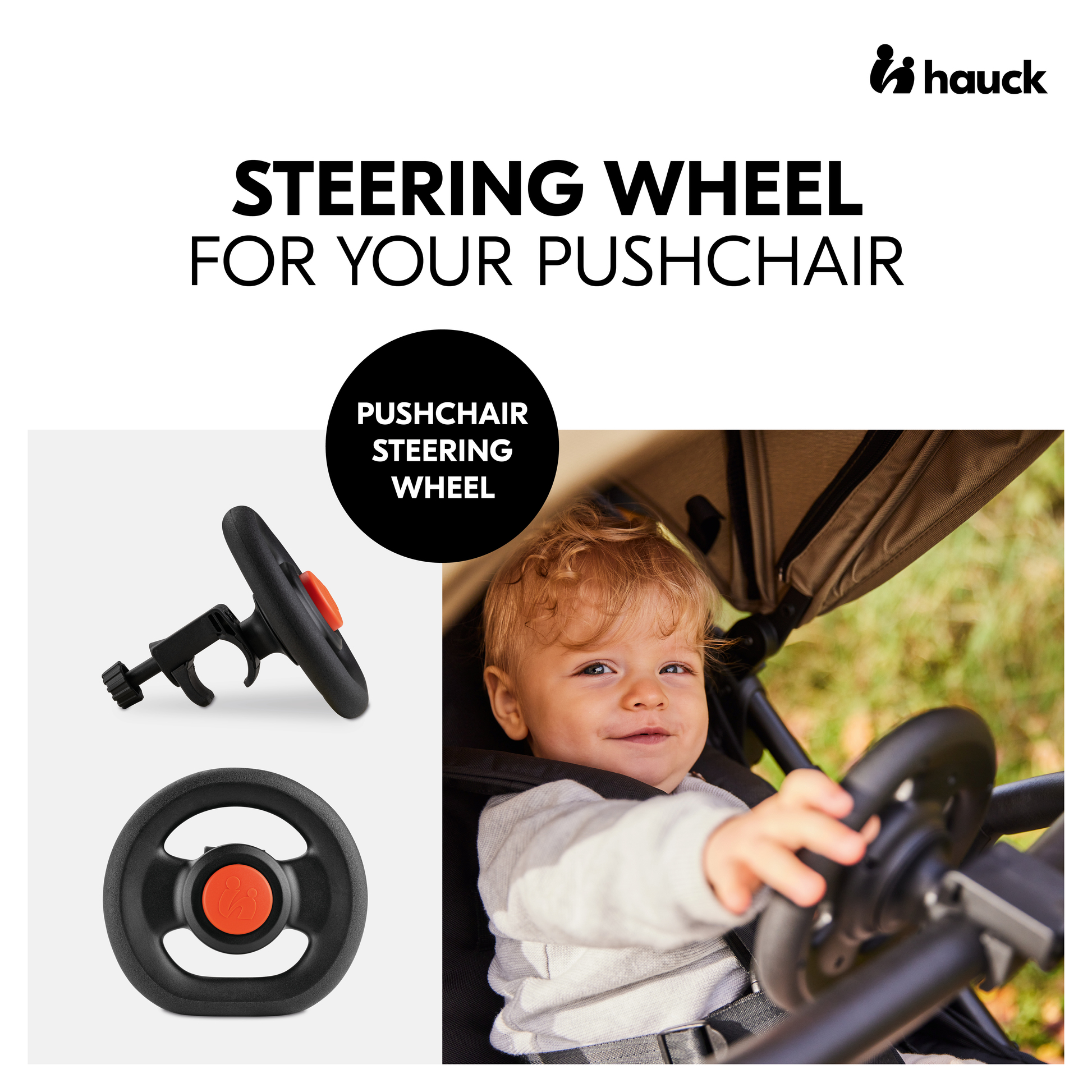 Pushchair Steering Wheel