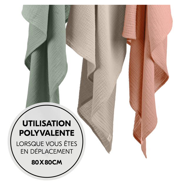 Cuddle N Clean 3Set Sage/Beige/Cork