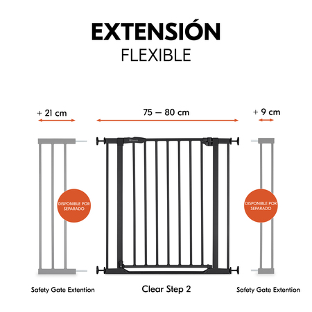 Ampliable de forma flexible gracias a las extensiones que se suministran