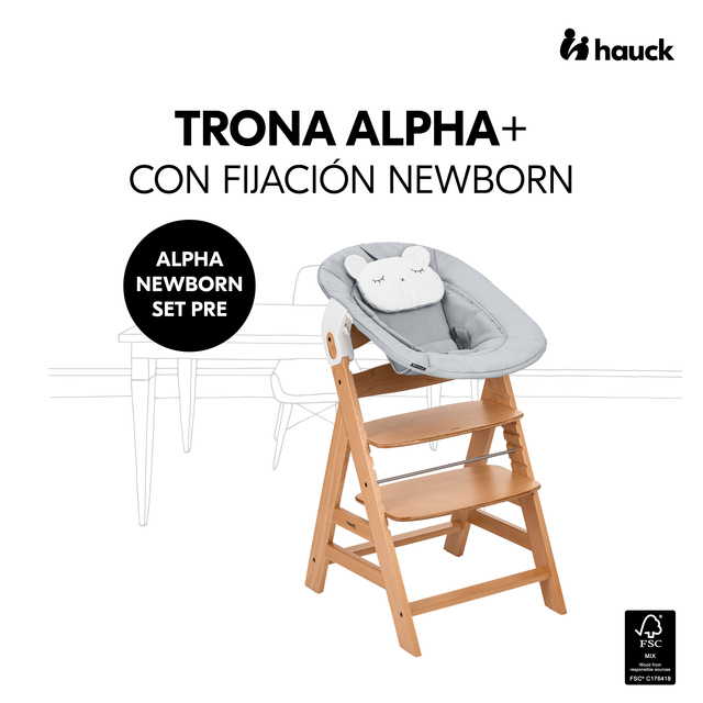 Alpha Newborn Set Pre  Nature Grey