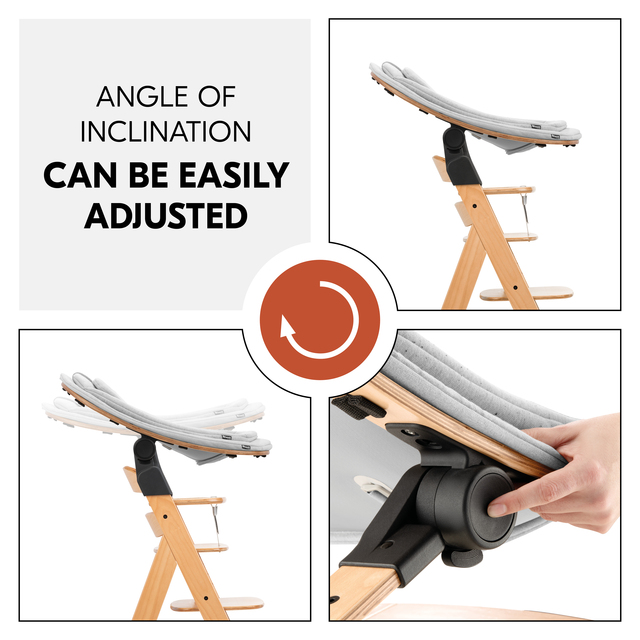 Highchair Bouncer Eco Light Grey
