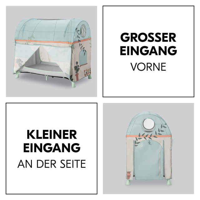 Travel Bed Cover Plants