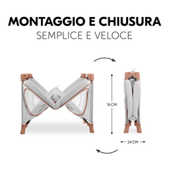 Facile e veloce da montare e smontare