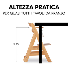 Pratica altezza per quasi ogni tavolo