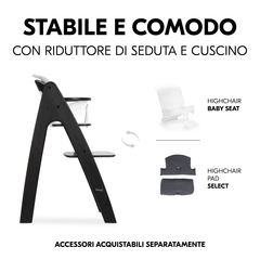 Stabile e comodo con riduttore seduta e cuscino