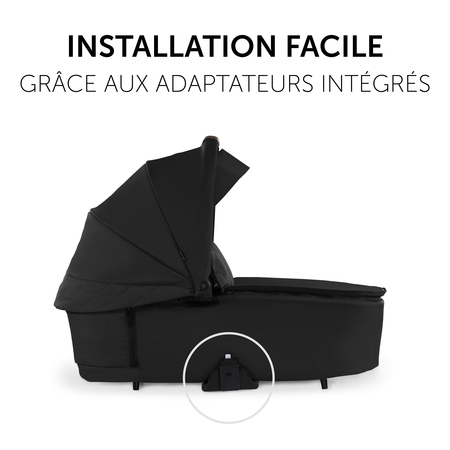 Installation facile sur la poussette