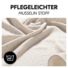 Pflegeleichter Musselin Stoff