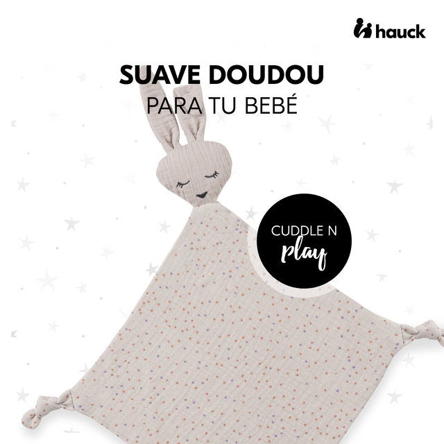 Cuddle N Play Rabbit Beige Dots
