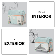 En interior y exterior