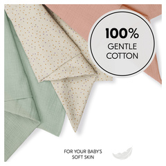 100% gentle cotton for your baby’s soft skin