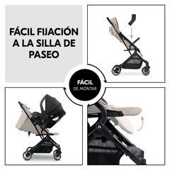 Se fija fácilmente a la silla de paseo