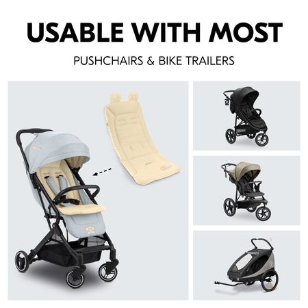 For pushchairs and bike trailers