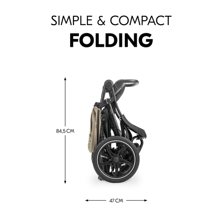 Folds up easily