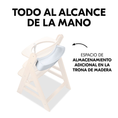 Todo a mano directamente en la trona
