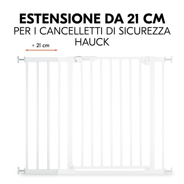 Safety Gate Extension 21 cm White