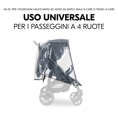 Utilizzo universale per passeggini a 4 ruote