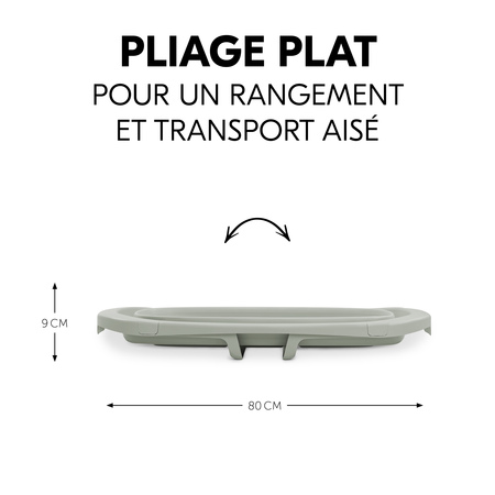 Pliable à plat, rangement simple et transport aisé