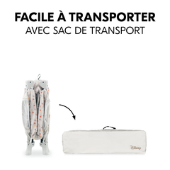 Facile à transporter grâce au sac de transport