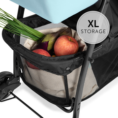 Ample storage space in the XL basket