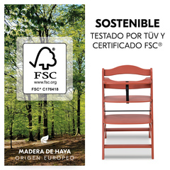 Madera sostenible con certificación FSC®