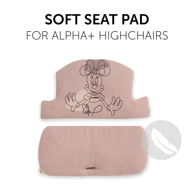 Highchair Pad Select  Minnie Mouse Rose