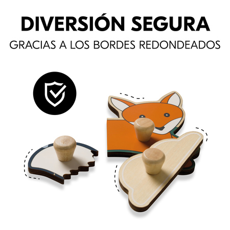 Bordes redondeados para mayor seguridad