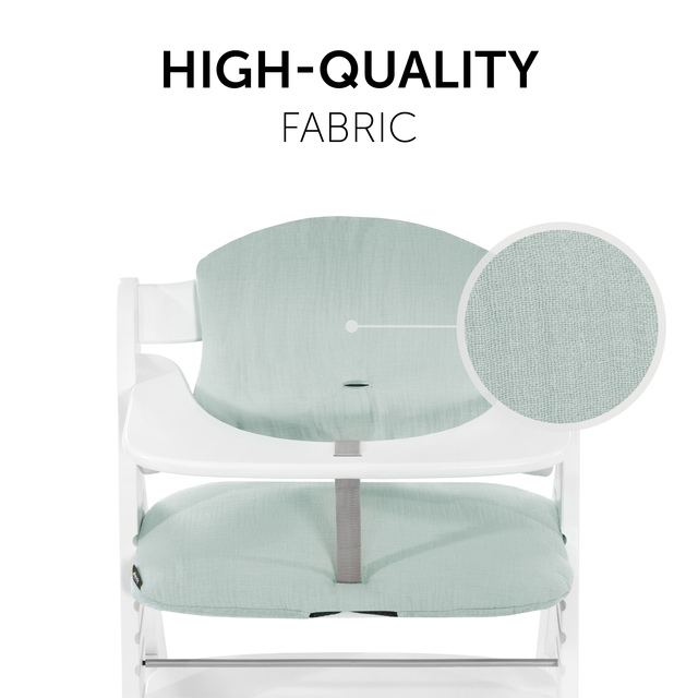 Highchair Pad Select  Muslin Mint