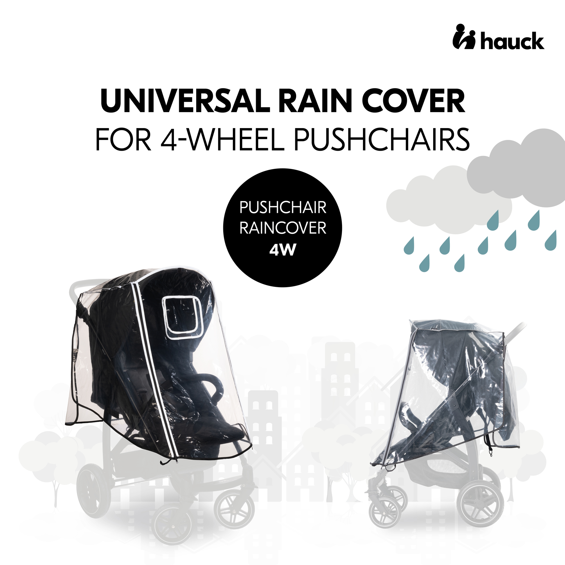 Pushchair Raincover 4W