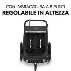 Con comprovata imbracatura a 5 punti