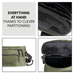 Everything at hand thanks to clever compartments