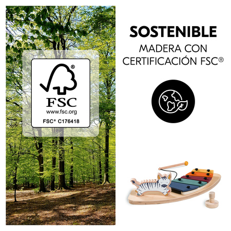 Accesorio de juego de madera sostenible