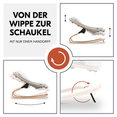 Nur ein Handgriff von der Wippe zur Schaukel