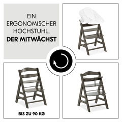Ein ergonomischer Hochstuhl, der mitwächst