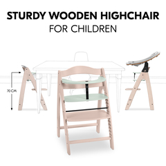 A sturdy highchair for children